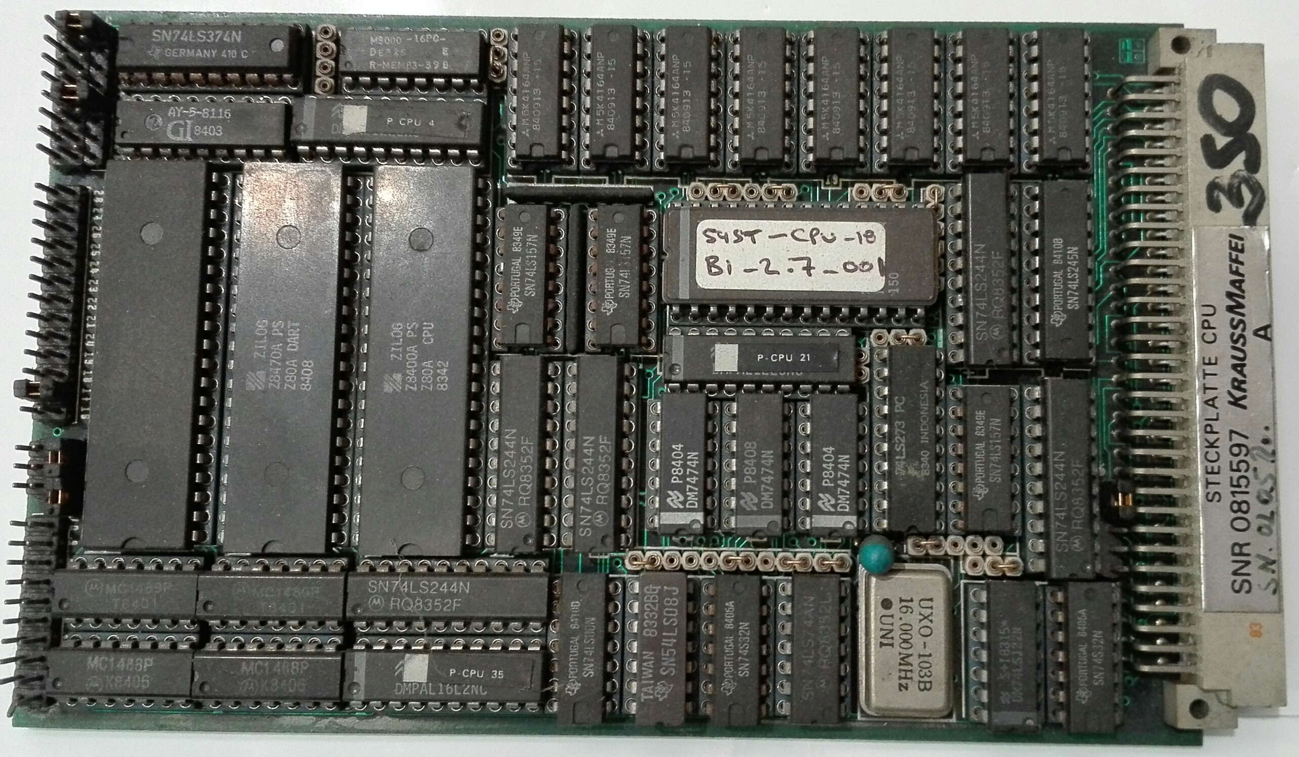 KRAUSS MAFFEI CPU